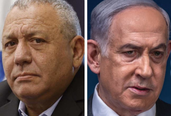 בנימין נתניהו, גדי איזנקוט  (צילום:  מרק ישראל סלם,חיים גולדברג פלאש 90)