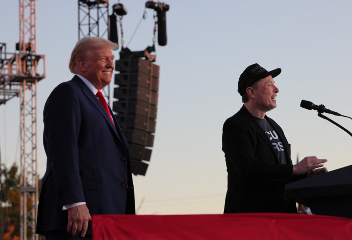 דונלד טראמפ ואילון מאסק: שילוב מנצח (צילום:  רויטרס)