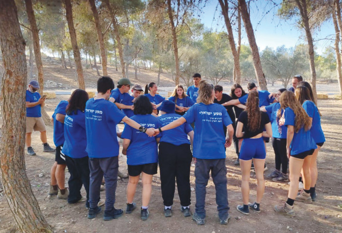 מסע ישראלי לתלמידי רמת הגולן (צילום:  באדיבות ארגון מסע ישראלי)