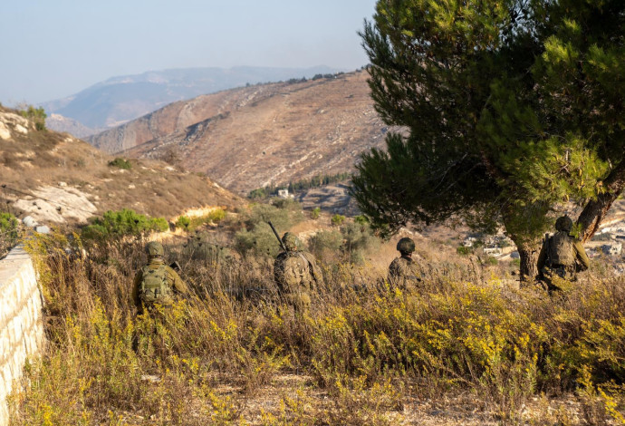 פעילות כוחות צה"ל בדרום לבנון (צילום:  דובר צה"ל)