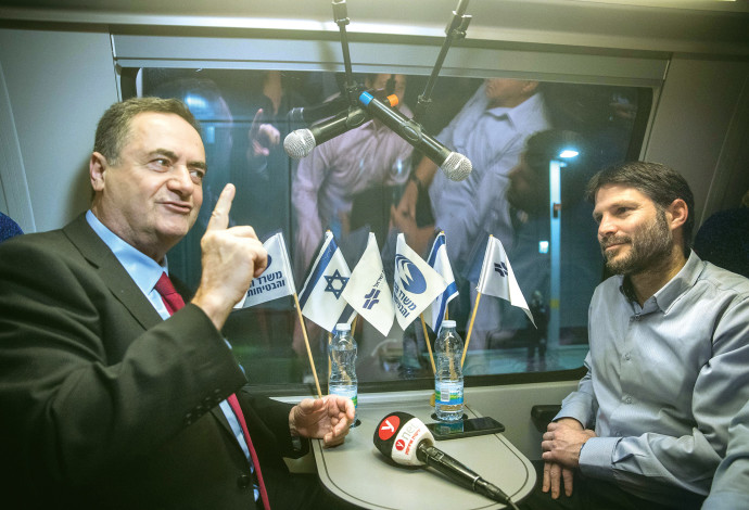 סמוטריץ' וכץ  (צילום:  יונתן זינדל פלאש 90)