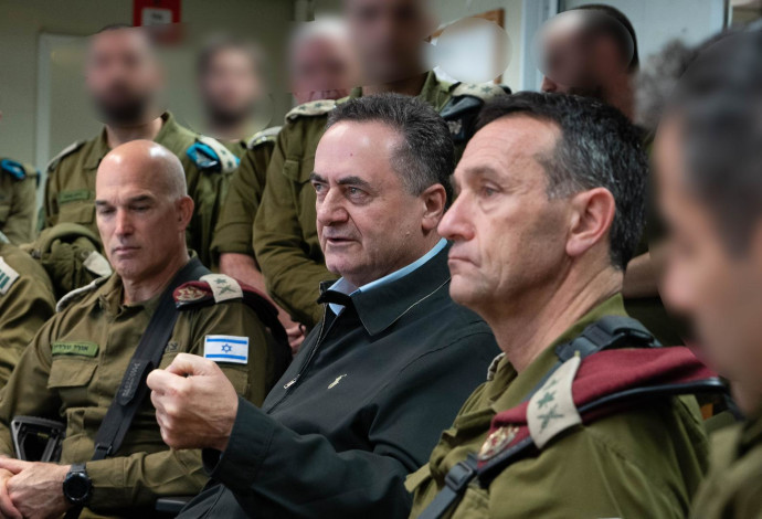 שר הביטחון ישראל כ"ץ (צילום:  דוברות משרד הביטחון)