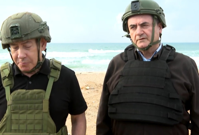 בנימין נתניהו, ישראל כ"ץ (צילום:  צילום מסך)