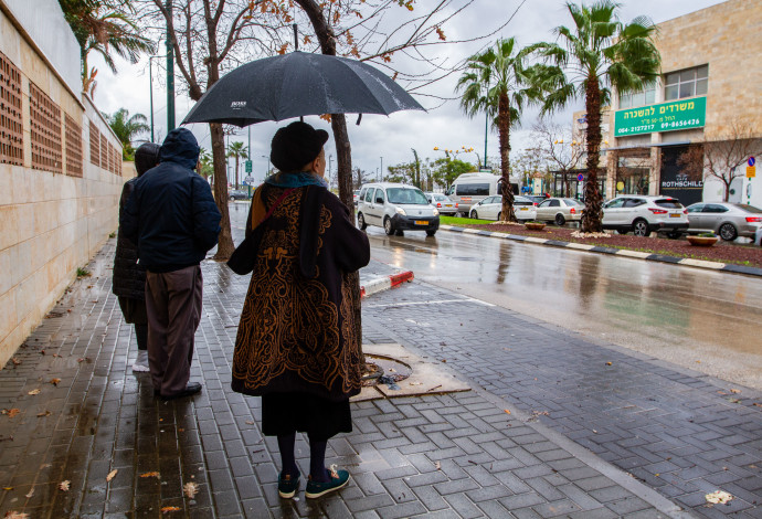 מזג אוויר גשום (צילום:  פלאש 90)