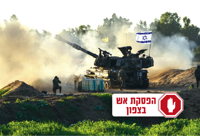 ירי לעבר מטרות חיזבאללה בלבנון (צילום:  פלאש 90)