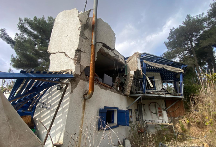 ההרס בקריית שמונה ביום שאחרי הפסקת האש (צילום:  אבשלום ששוני)