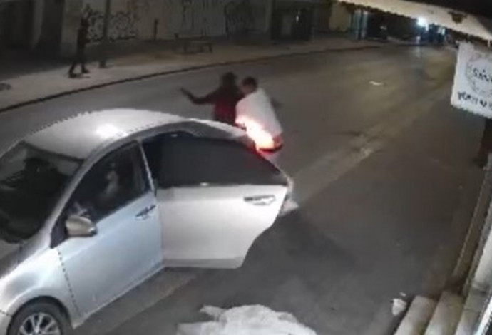 ניסיון פריצה לחנות בבאר שבע (צילום:  שימוש לפי סעיף 27א')