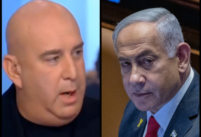 ניר דבורי,בנימין נתניהו (צילום:  פלאש 90,צילום מסך חדשות 12)