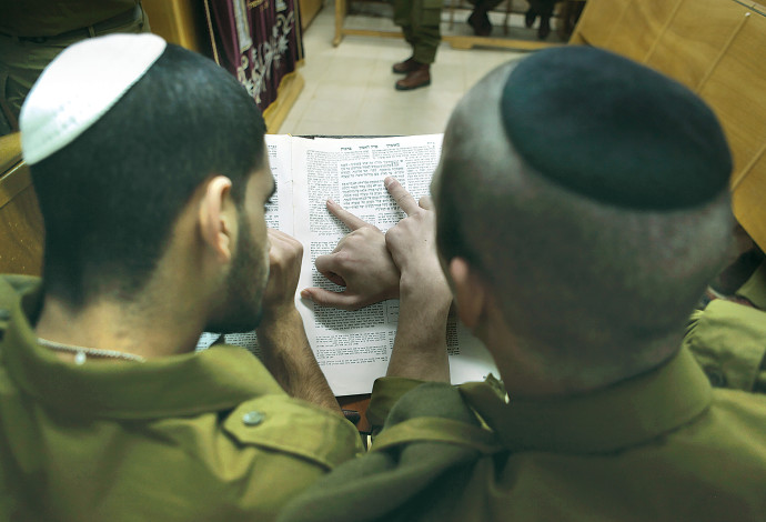  חיילים חרדים (צילום:  יעקב נחומי, פלאש 90)