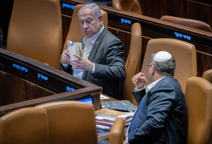 בנימין נתניהו ואיתמר בן גביר (צילום:  חיים גולדברג, פלאש 90)