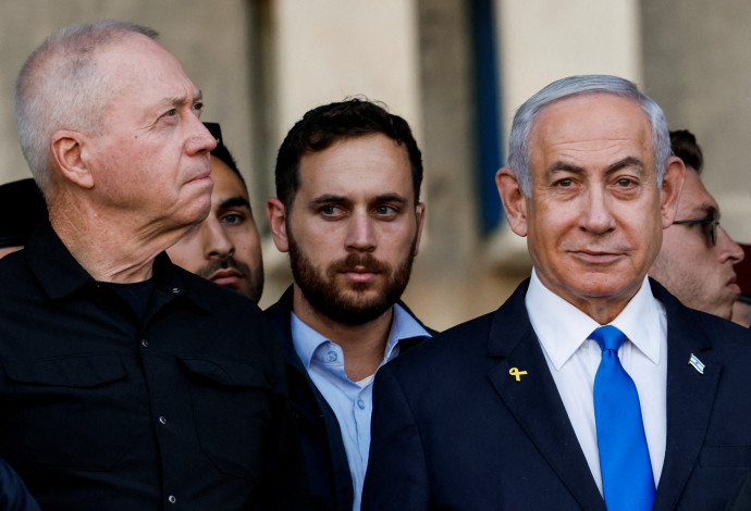 בנימין נתניהו, יואב גלנט (צילום:  REUTERS/Amir Cohen)