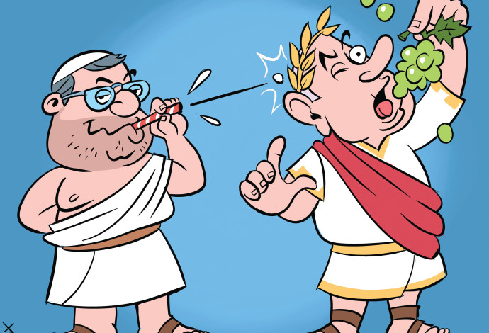 בנימין נתניהו, איתמר בן גביר (צילום:  איור: איציק סמוכה)