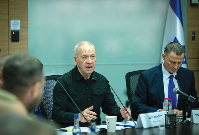 גלנט בועדת החוץ והבטחון של הכנסת (צילום:  יונתן זינדל, פלאש 90)