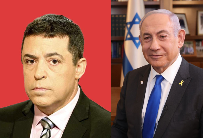 בנימין נתניהו, בן כספית (צילום:  אלוני מור)