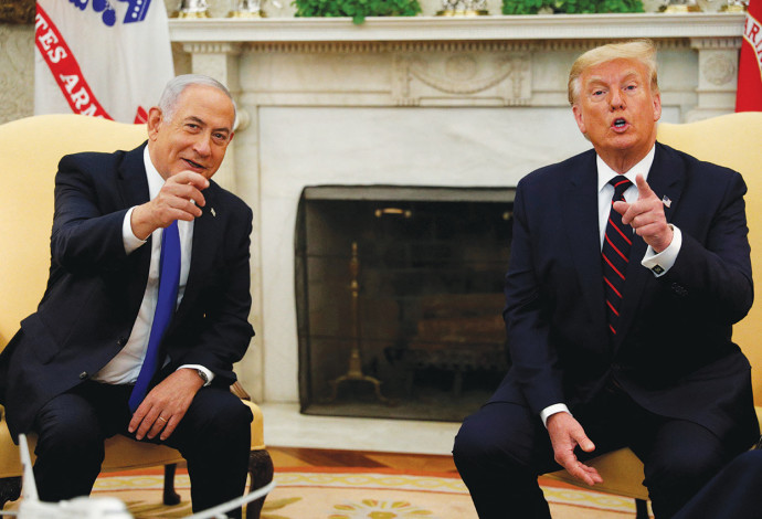 איחוד מיוחל? דונלד טראמפ ובנימין נתניהו בחדר הסגלגל - במהלך כהונת טראמפ הראשונה (צילום: רויטרס)