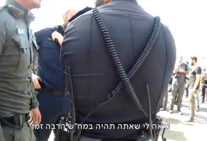 לוחם מג"ב למאיר סויסה: "נראה לי שאתה תהיה במח"ש הרבה זמן". תחקיר "יהיה טוב", כאן 11 (צילום:  צילום מסך)
