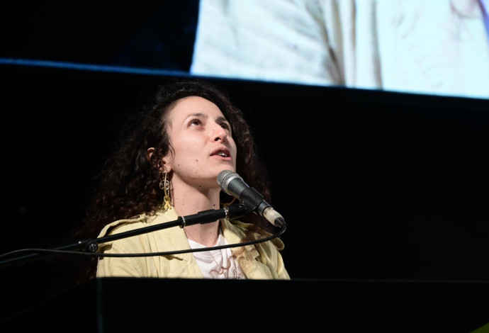 ירדן גונן, אחות של רומי גונן שחזרה מהשבי (צילום:  אבשלום ששוני)