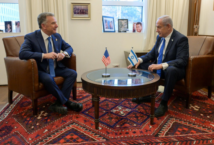 סטיב וויטקוף ובנימין נתניהו (צילום:  מעיין טואף, לע"מ)