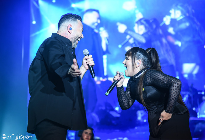 נטע ברזילי, ליאור נרקיס ב"היכל מנורה"  (צילום:  ori_photographer10)