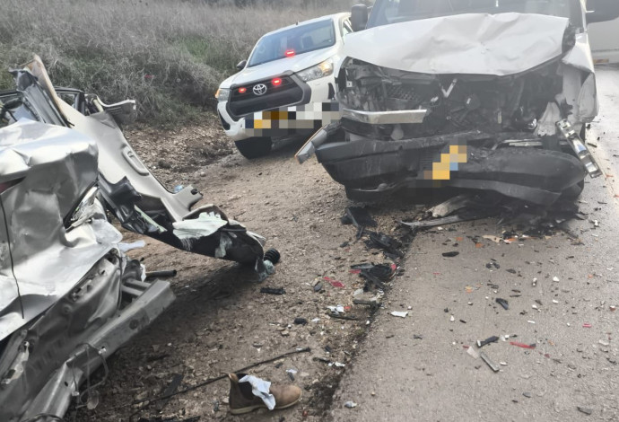 תאונת דרכים קטלנית בכביש 35 (צילום:  תיעוד מבצעי מד"א)