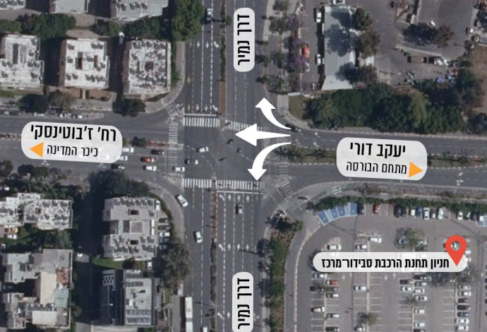 הציר שנפתח מהבורסה ברמת גן לתל אביב (צילום:  עיריית רמת גן)