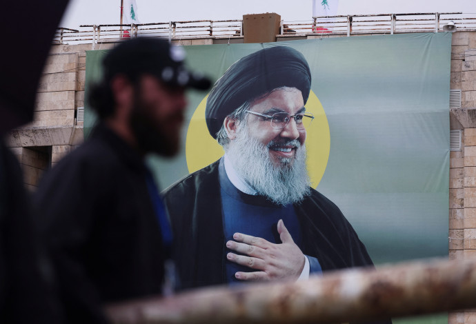 הלווית נסראללה (צילום:   REUTERS/Mohamed Abd El Ghany)