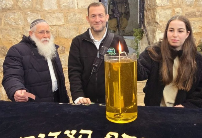 אגם ברגר בקבר יוסף  (צילום:  מועצה אזורית שומרון)