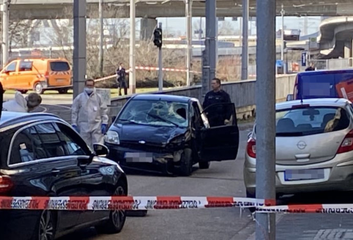 חשד לפיגוע דריסה בגרמניה (צילום:  רשתות חברתיות)