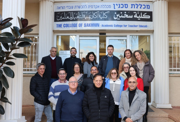 ביקור משלחת מופת במכללה האקדמית סכנין (צילום:  קמיל שער)