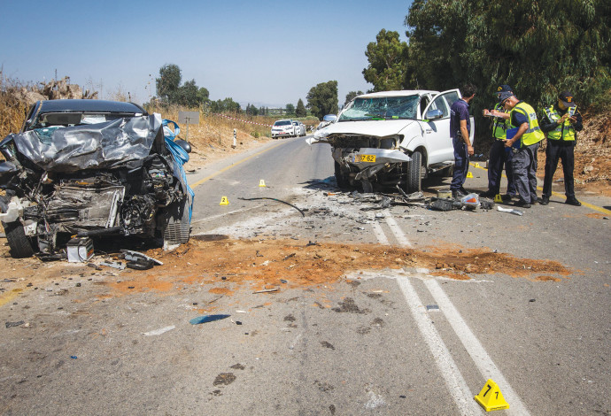 תאונת דרכים קטלנית (צילום:  ארכיון פלאש 90)