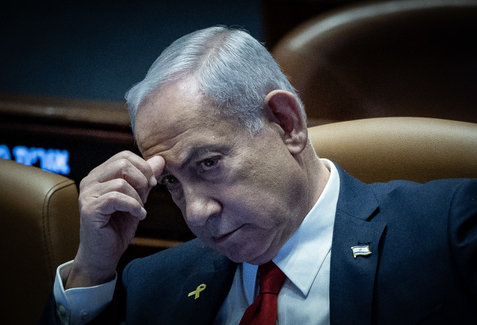 בנימין נתניהו, דיוני הוועדה לבחירת שופטים (צילום:  יונתן זינדל, פלאש 90)