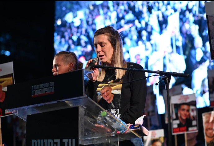 בר גודארד, בתו של החלל החטוף מני גודארד (צילום:  ליאור רוטשטיין)