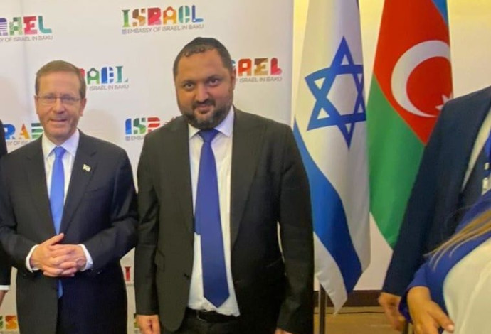 הרב זמיר איסייב (צילום:   הקהילה היהודית אזרבייג'ן)