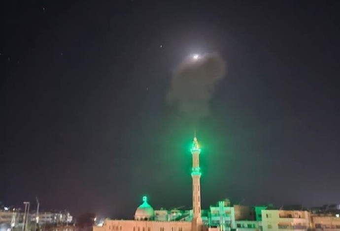 התקפות צה"ל בסוריה (צילום:  רשתות ערביות)