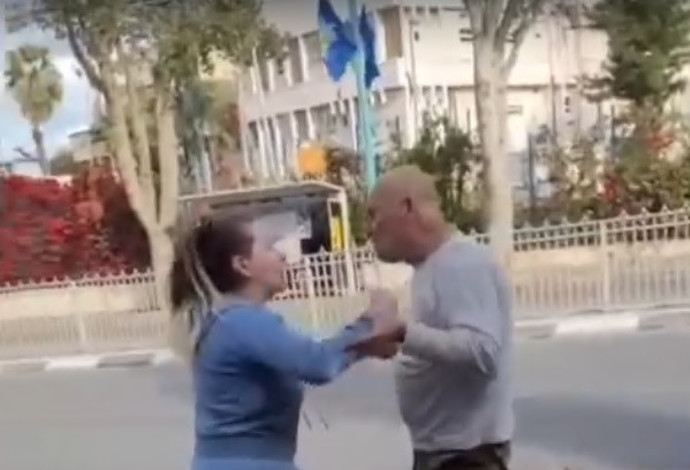 התקיפה בפתח תקווה (צילום:  צילום מסך רשתות חברתיות לפי חוק 27א לזכויות יוצרים)