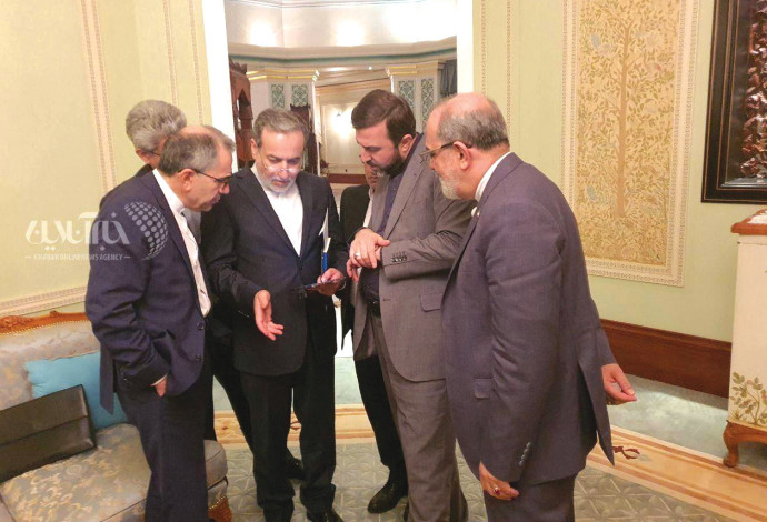 המשלחת האיראנית לשיחות (צילום:  רויטרס)