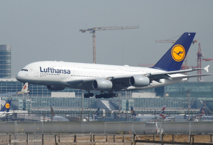 מטוס A380 של לופטהנזה (צילום:  רויטרס)