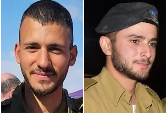  סרן עידו וולוך וסמ"ש נטע יצחק כהנא (צילום:  דובר צהל)