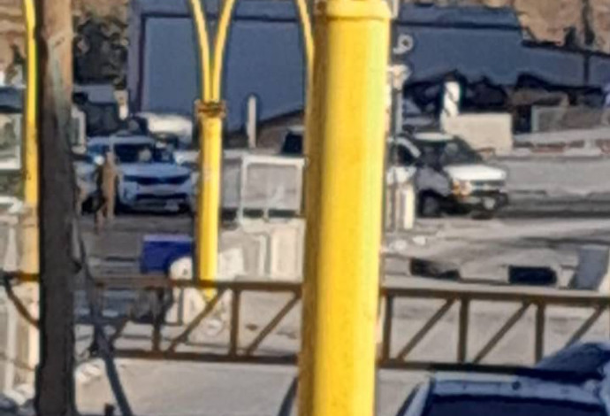 פיגוע במעבר ריחן (צילום:  שימוש לפי סעיף 27א')