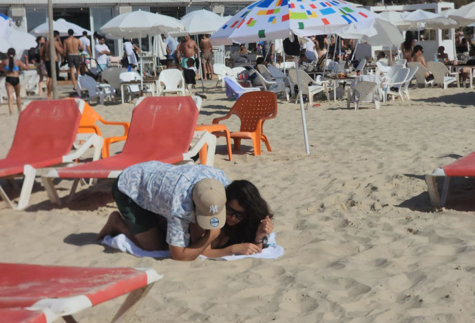 אזעקות בחוף בעקבות שיגור מתימן (צילום:  TPS)