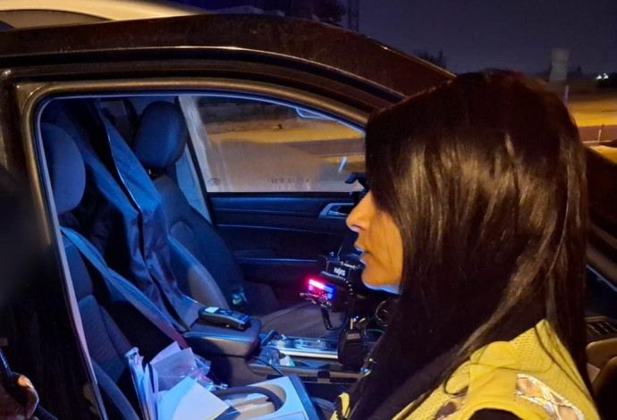 פעילות אכיפת תנועה במרחב דן (צילום:  דוברות המשטרה)