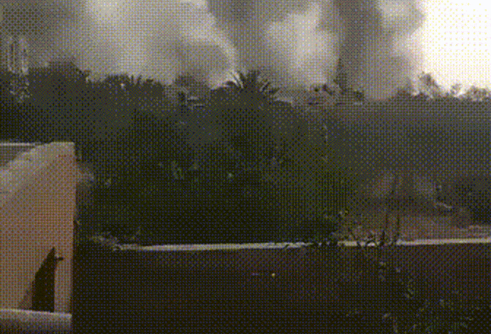 ניסיון חיסול בחאן יונס בבית חולים האירופי (צילום:  רשתות ערביות)