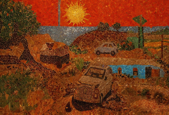 תערוכה להנצחת השבעה באוקטובר (צילום:  מאיה כהן)