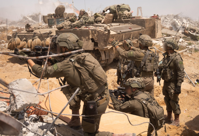 פעילות כוחות צה"ל ברצועת עזה. מבצע "מרכבות גדעון" (צילום:  דובר צה"ל)