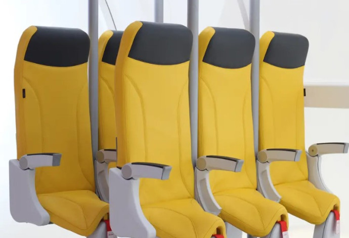 ה-Skyrider 2.0, מושב בעמידה - Aviointeriors (צילום:  צילום מסך)