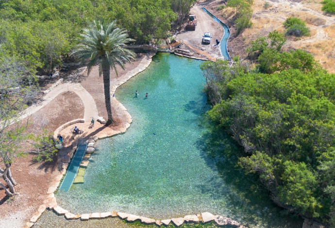 עין שוקק (צילום:  שאהין זועבי, רשות ניקוז ונחלים דרומי)