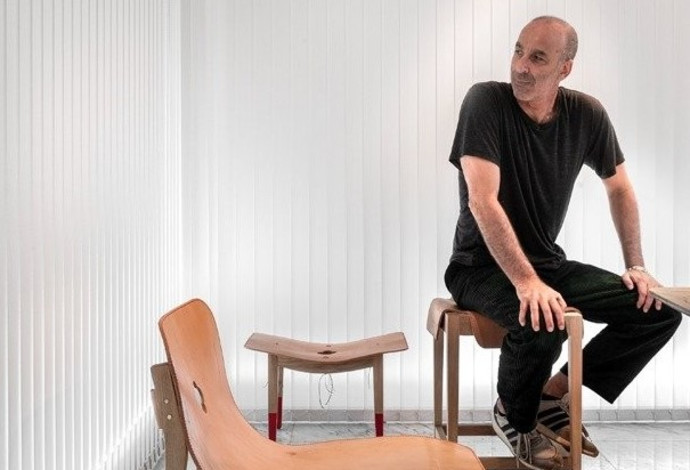 המעצב אריק בן שמחון  (צילום:  עודד סמדר)