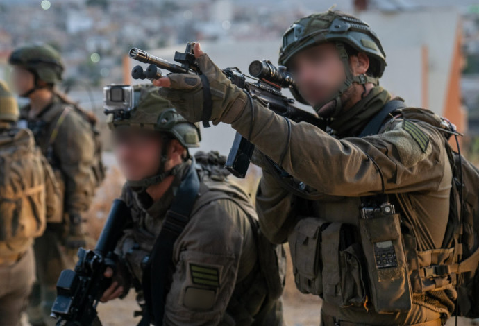 פעילות כוחות צה"ל בטמון שבחטיבת מנשה (צילום:  דובר צה"ל)