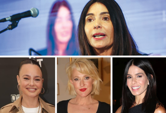 יעל בר זוהר, מירי רגב, מיכל הקטנה, מיה דגן (צילום:  אור גפן,רפי דלויה HOT,יונתן שאול, פלאש 90)