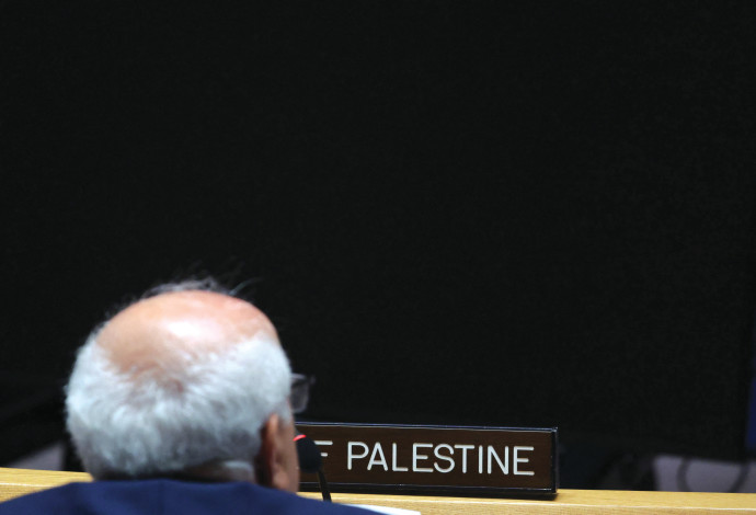 ריאד מנסור, הנציג של הרשות הפלסטינית באו''ם (צילום:  רויטרס)
